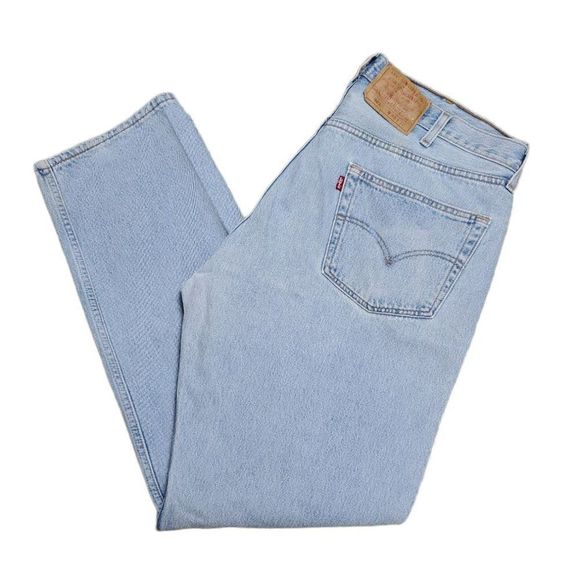 Levi's Denim - Vintage 90s 501 XX Button Fly Denim Jeans Light Wash High Rise Classic 39 x 32